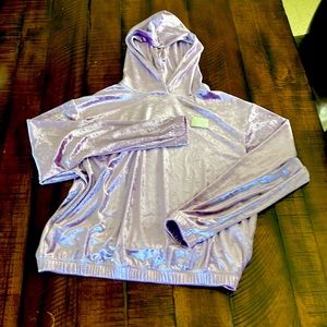 Nike purple velvet hoodie!